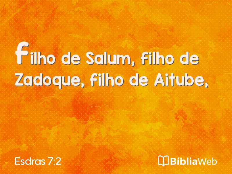 Esdras 7:2 em imagem para compartilhar