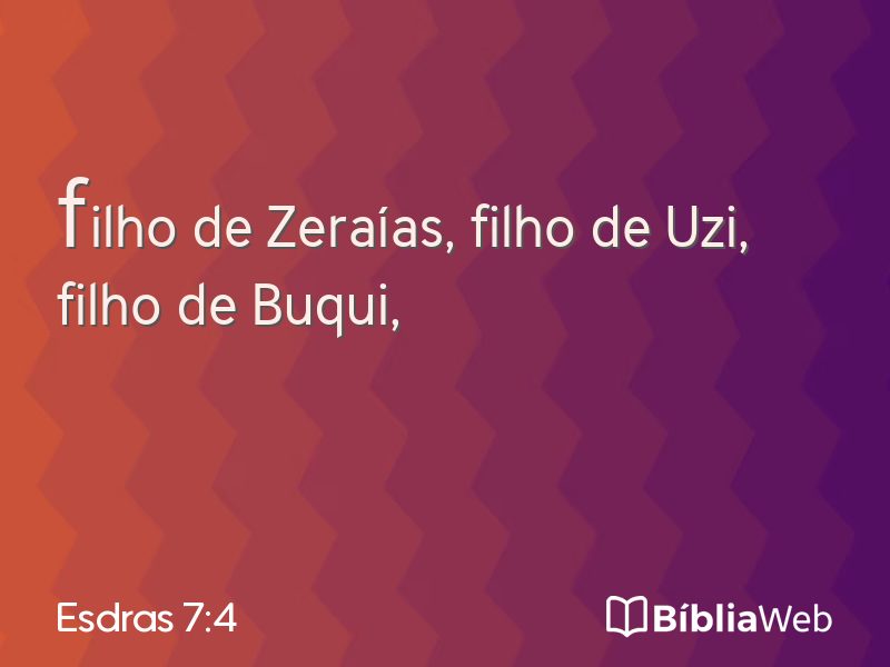 Esdras 7:4 em imagem para compartilhar