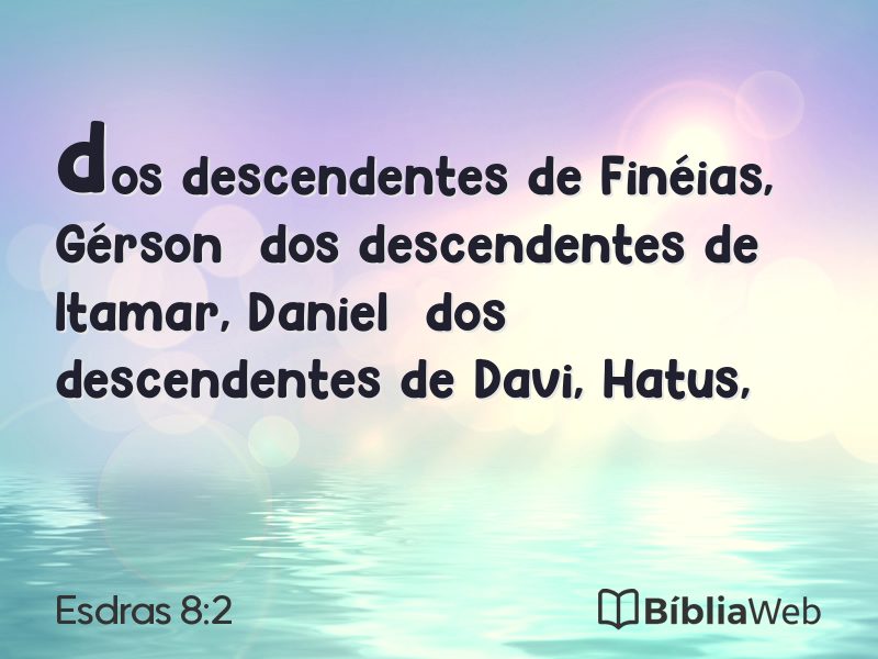 Esdras 8:2 em imagem para compartilhar