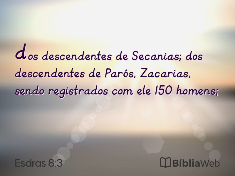 Esdras 8:3 em imagem para compartilhar