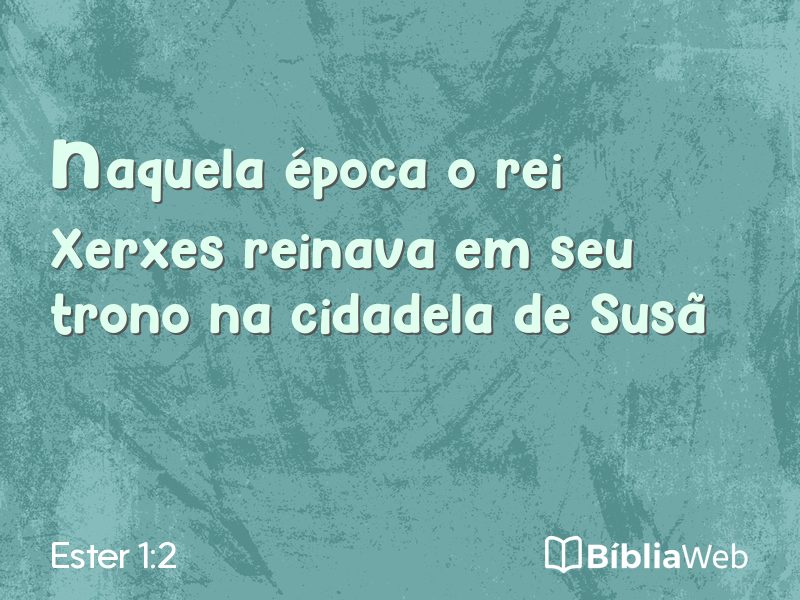 Ester 1:2 em imagem para compartilhar