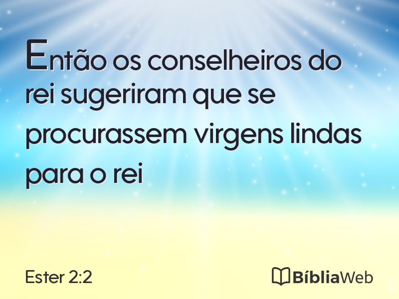 Ester 2:2 em imagem para compartilhar