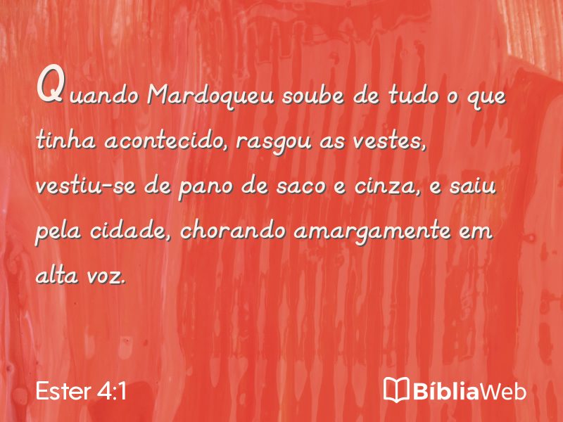Ester 4:1 em imagem para compartilhar