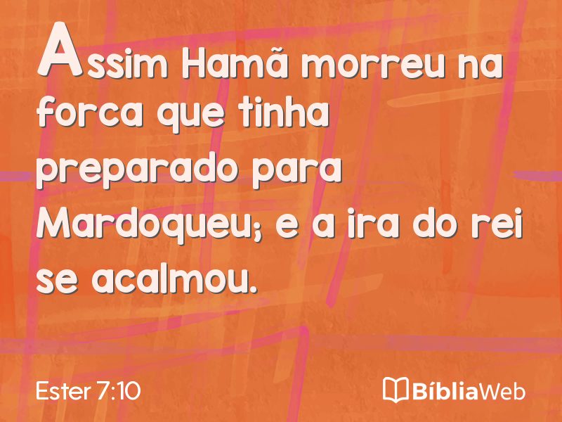 Ester 7:10 em imagem para compartilhar