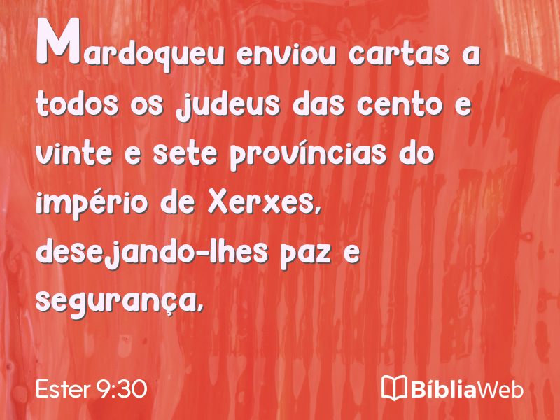 Ester 9:30 em imagem para compartilhar
