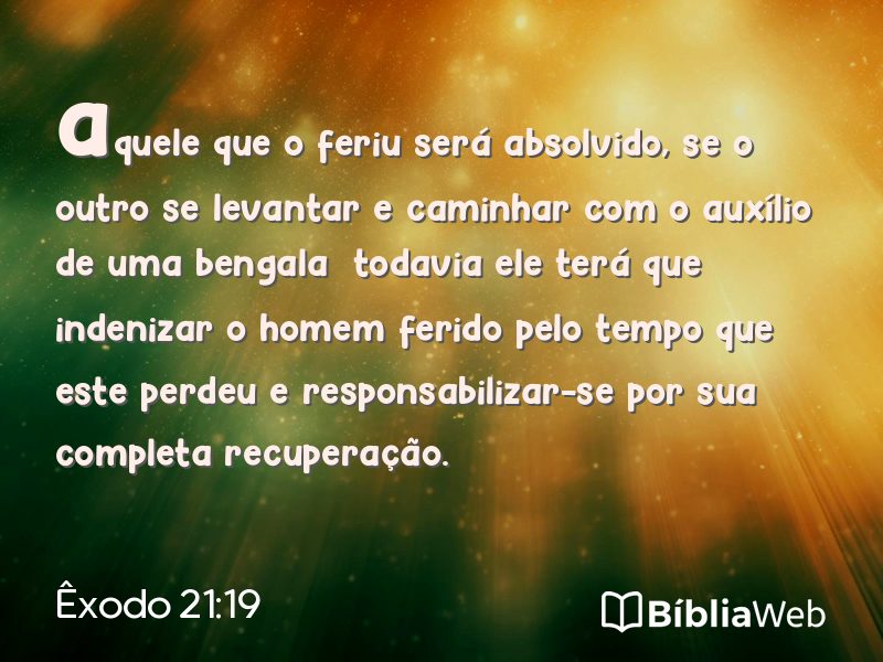 Êxodo 21:19 em imagem para compartilhar