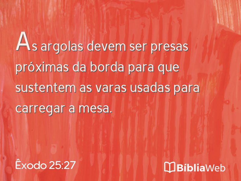 Êxodo 25:27 em imagem para compartilhar