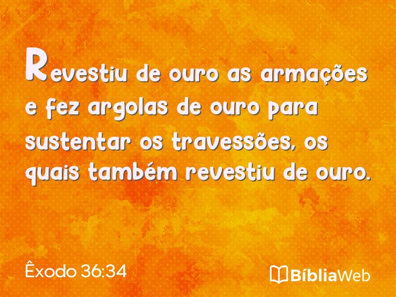 Êxodo 36:34 em imagem para compartilhar