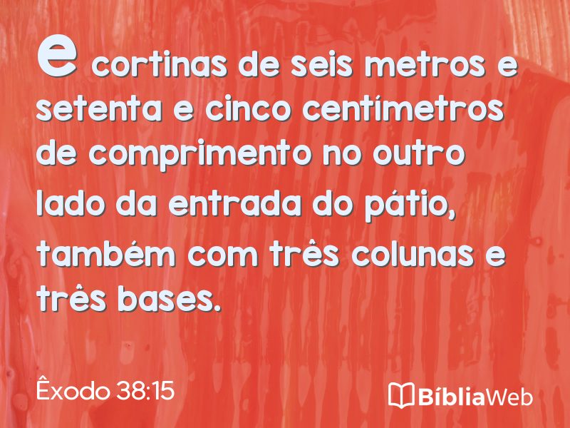 Êxodo 38:15 em imagem para compartilhar