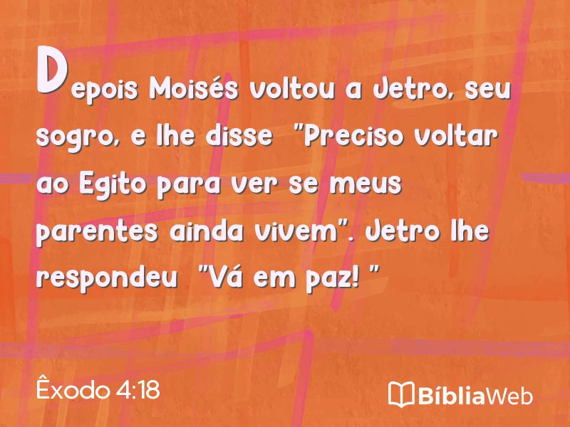 Êxodo 4:18 em imagem para compartilhar