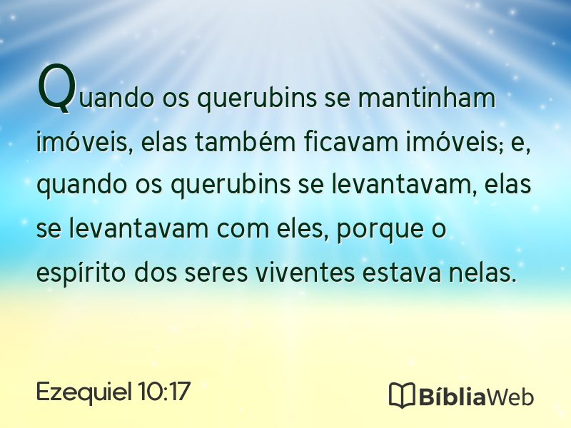 Ezequiel 10:17 em imagem para compartilhar