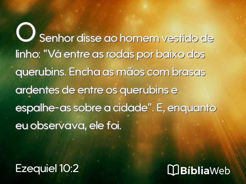 Ezequiel 10:2 em imagem para compartilhar