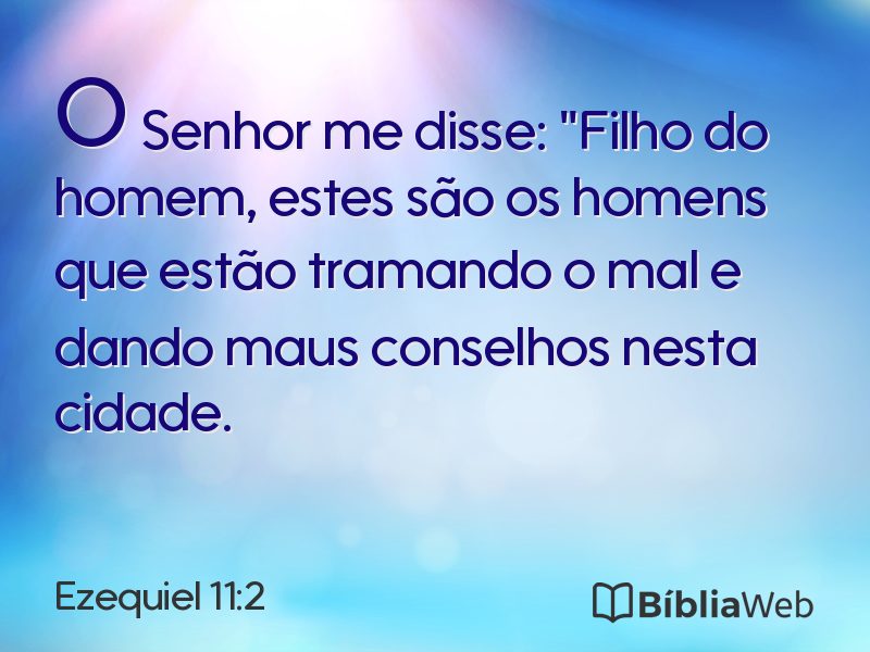 Ezequiel 11:2 em imagem para compartilhar