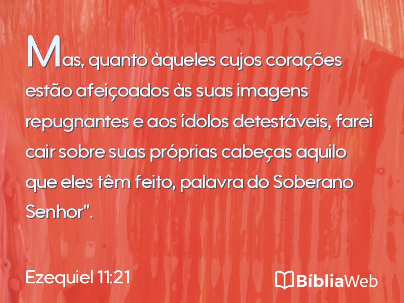 Ezequiel 11:21 em imagem para compartilhar