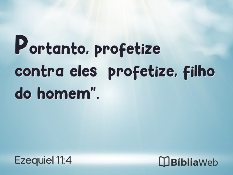 Ezequiel 11:4 em imagem para compartilhar