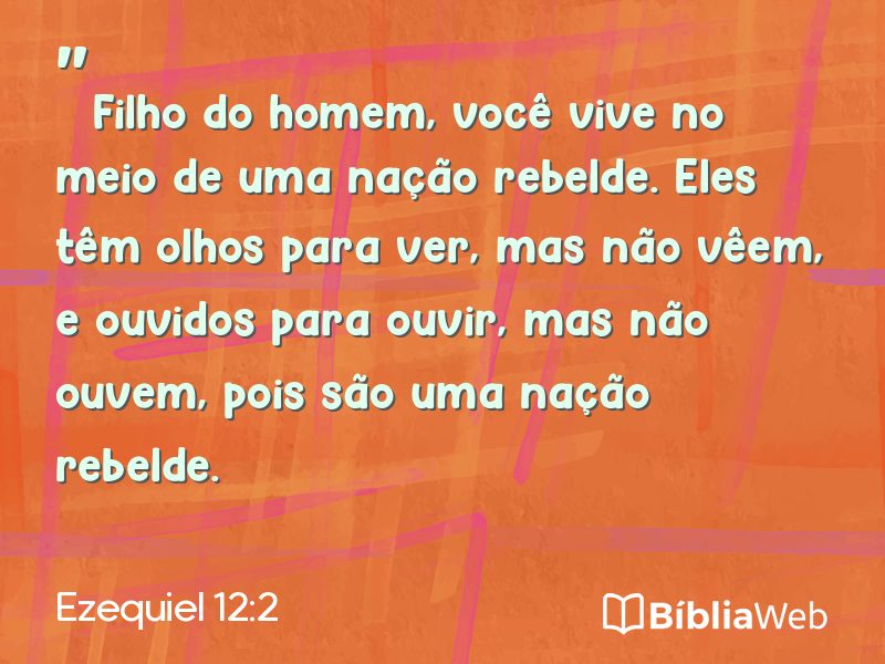 Ezequiel 12:2 em imagem para compartilhar