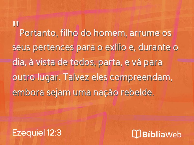 Ezequiel 12:3 em imagem para compartilhar