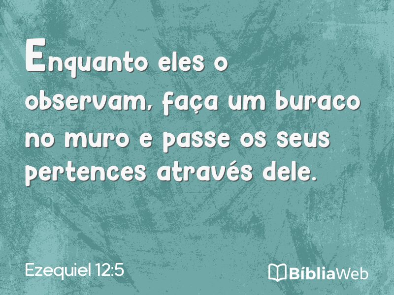 Ezequiel 12:5 em imagem para compartilhar