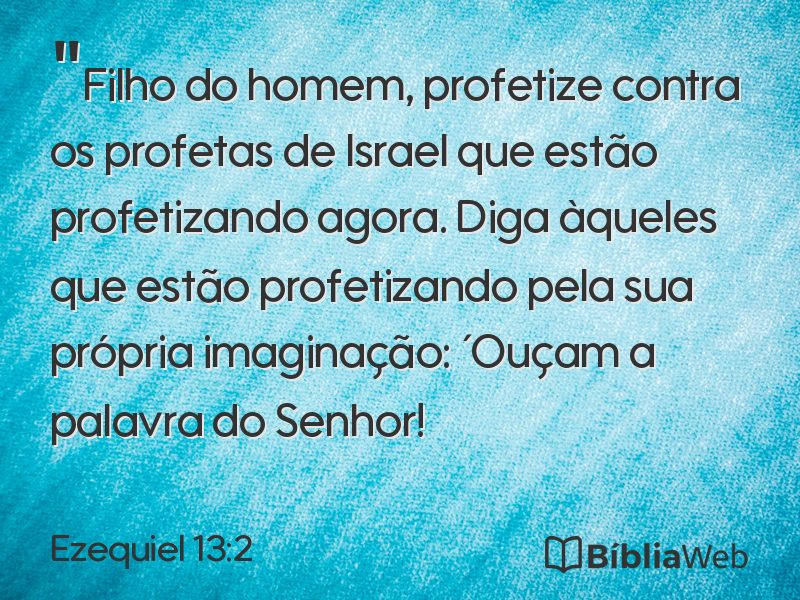 Ezequiel 13:2 em imagem para compartilhar
