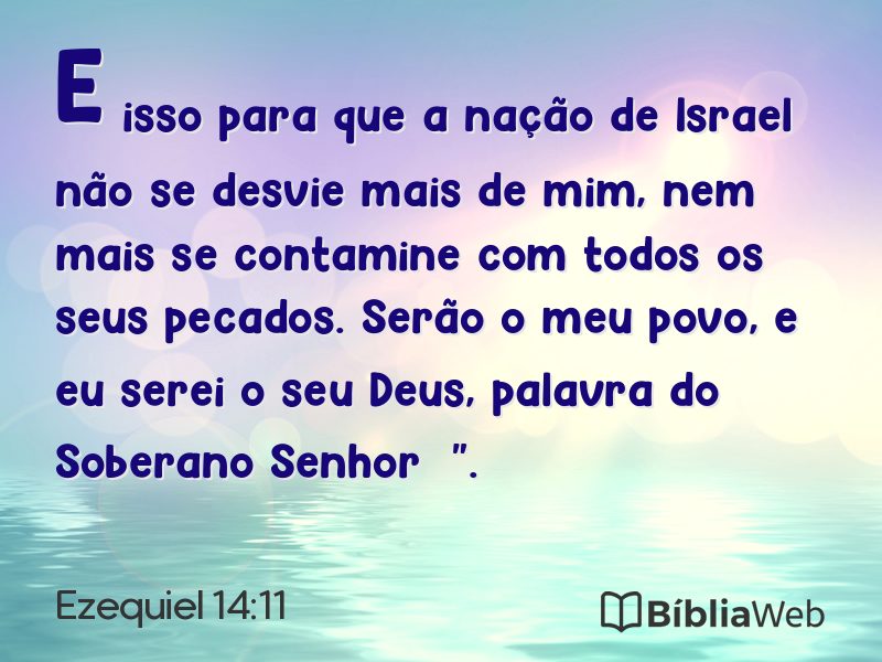 Ezequiel 14:11 em imagem para compartilhar