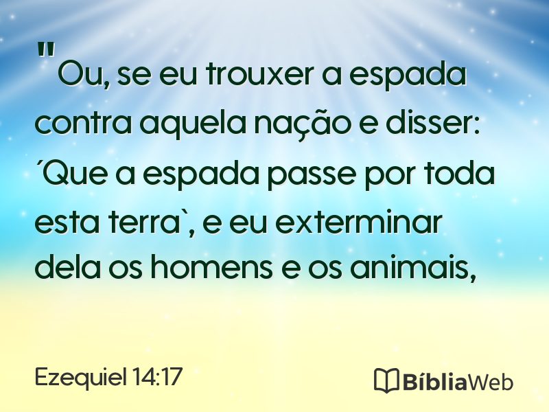 Ezequiel 14:17 em imagem para compartilhar