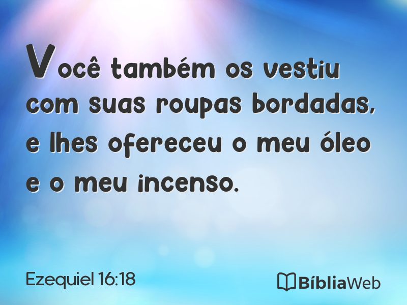 Ezequiel 16:18 em imagem para compartilhar