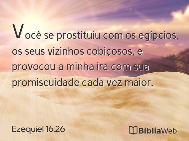 Ezequiel 16:26 em imagem para compartilhar