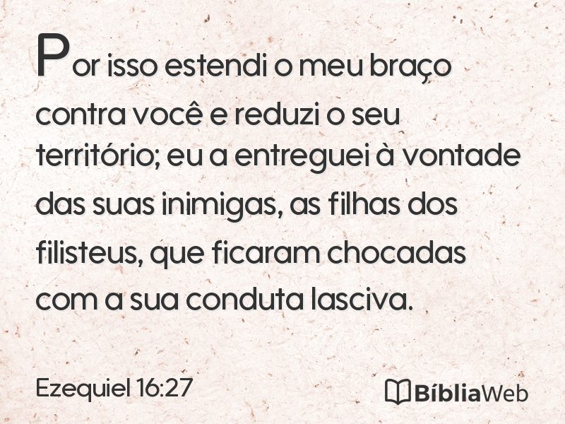 Ezequiel 16:27 em imagem para compartilhar