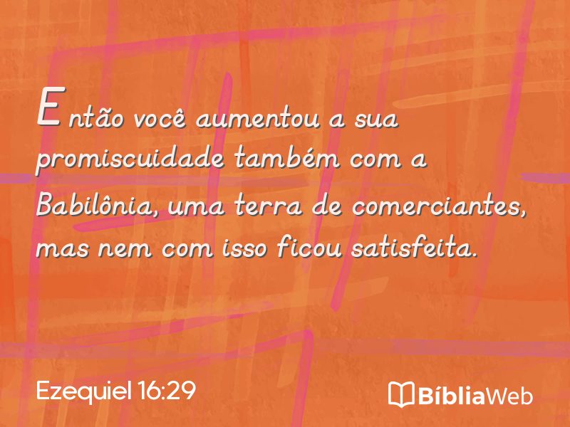 Ezequiel 16:29 em imagem para compartilhar