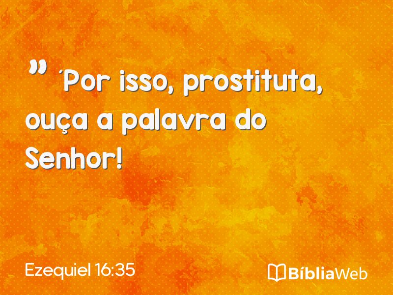 Ezequiel 16:35 em imagem para compartilhar
