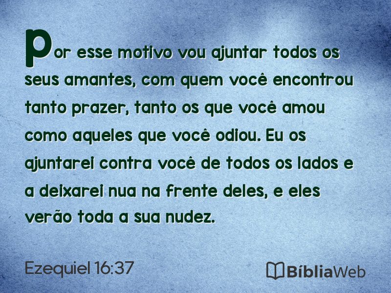 Ezequiel 16:37 em imagem para compartilhar