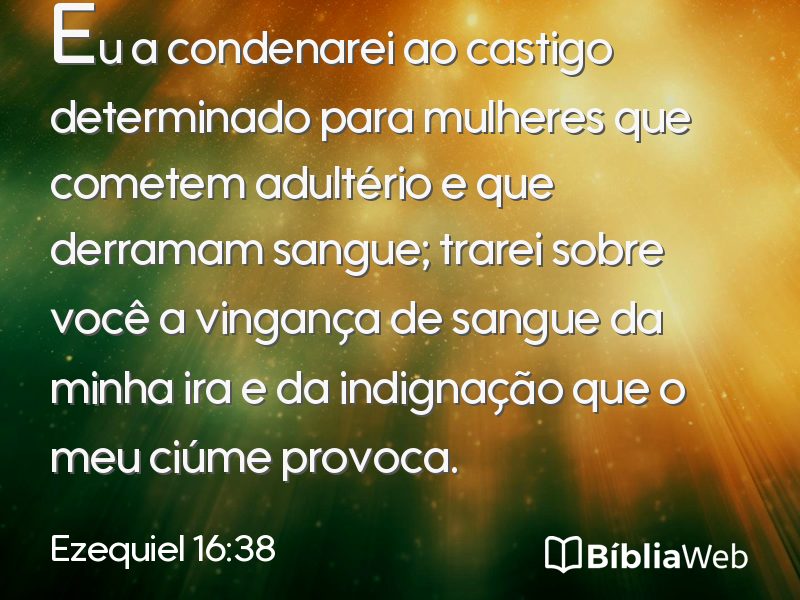 Ezequiel 16:38 em imagem para compartilhar
