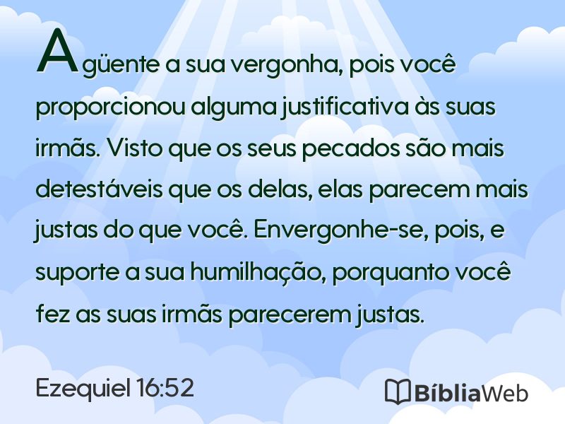 Ezequiel 16:52 em imagem para compartilhar