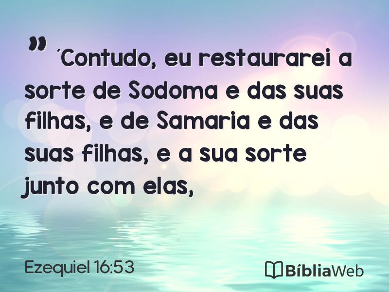 Ezequiel 16:53 em imagem para compartilhar