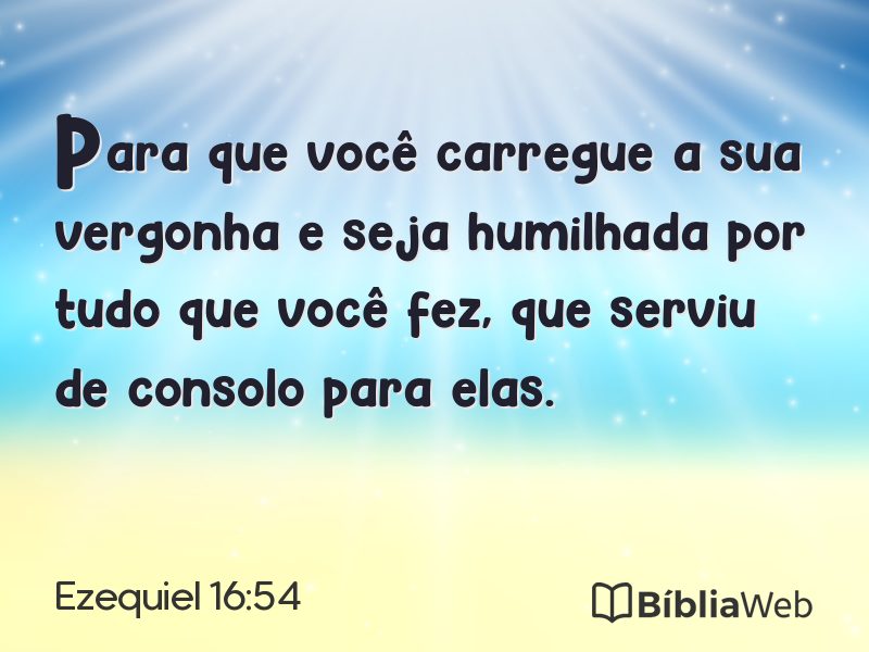 Ezequiel 16:54 em imagem para compartilhar