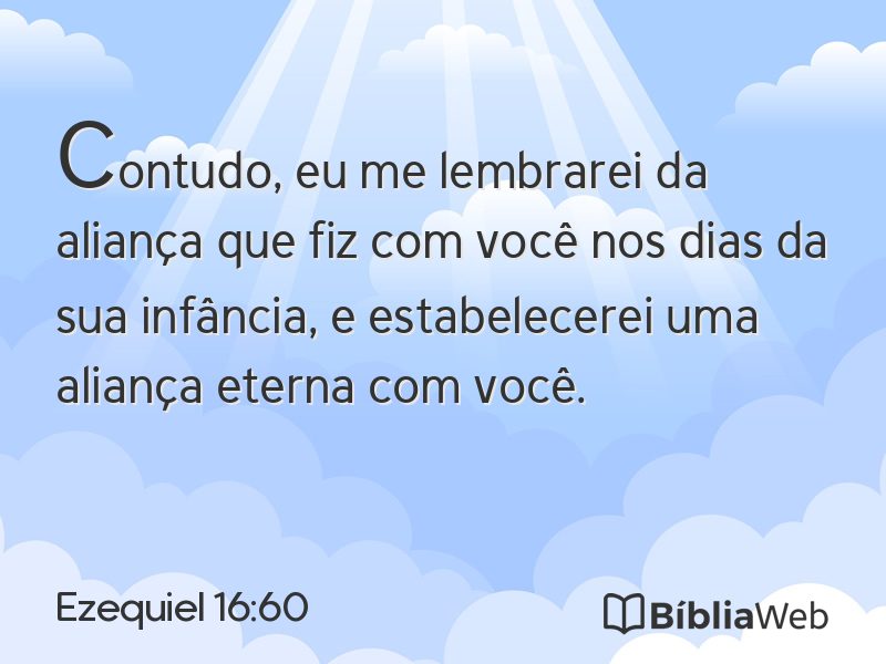 Ezequiel 16:60 em imagem para compartilhar