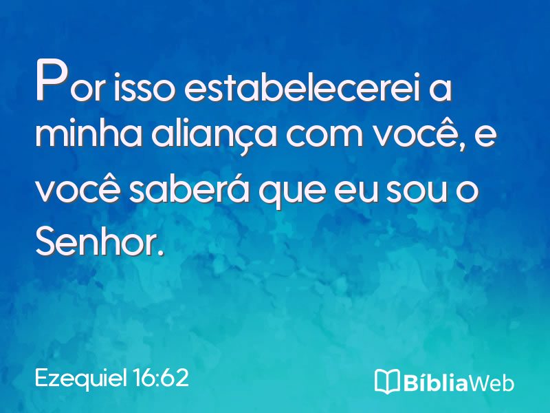 Ezequiel 16:62 em imagem para compartilhar