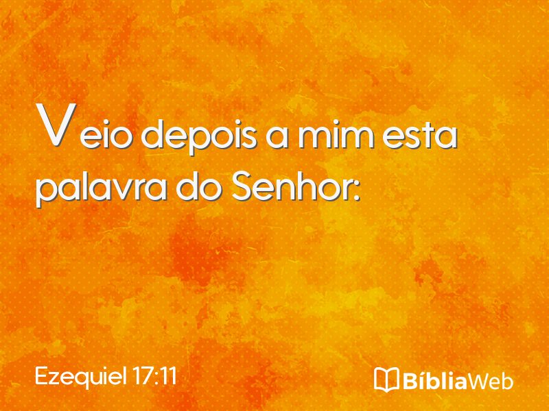Ezequiel 17:11 em imagem para compartilhar