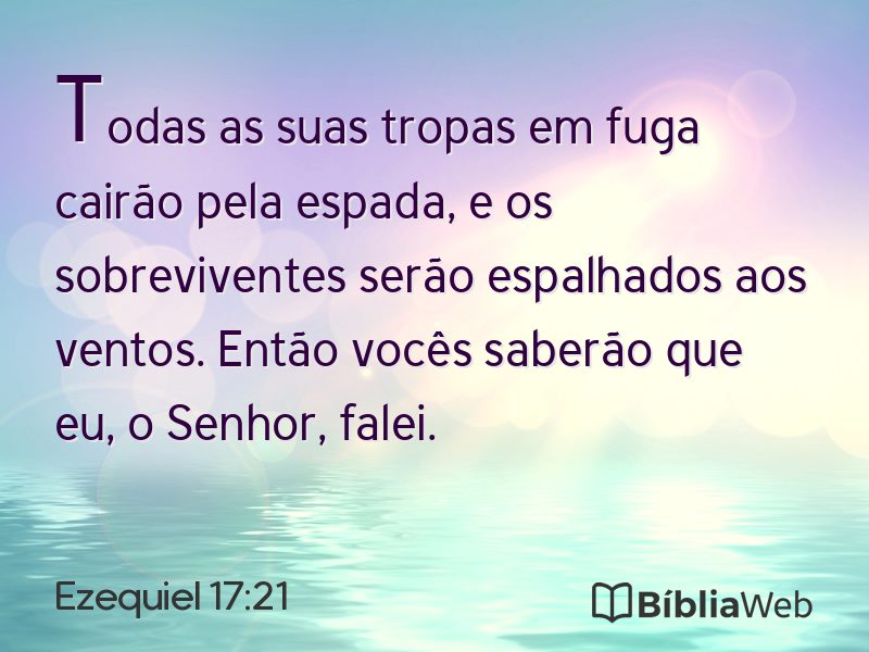 Ezequiel 17:21 em imagem para compartilhar