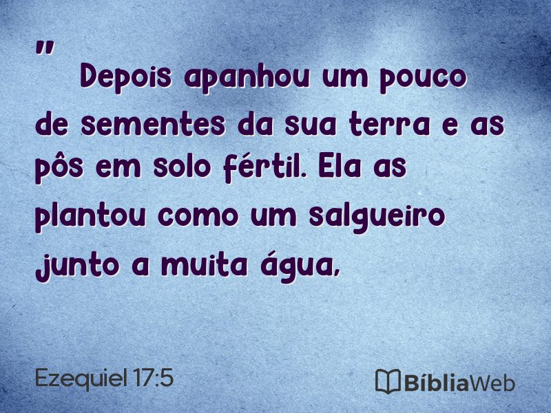 Ezequiel 17:5 em imagem para compartilhar