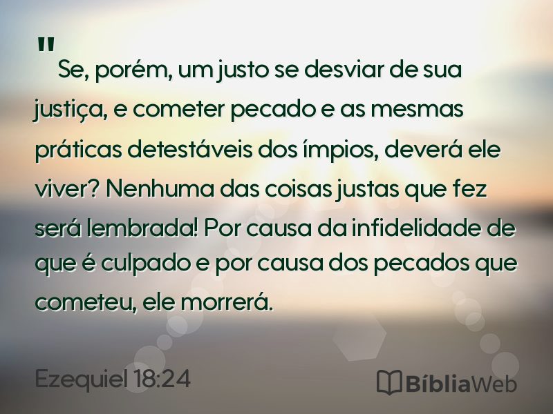 Ezequiel 18:24 em imagem para compartilhar