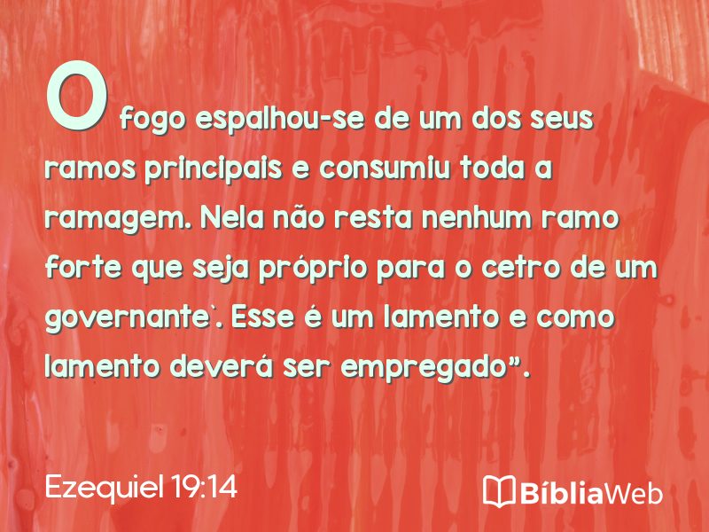 Ezequiel 19:14 em imagem para compartilhar