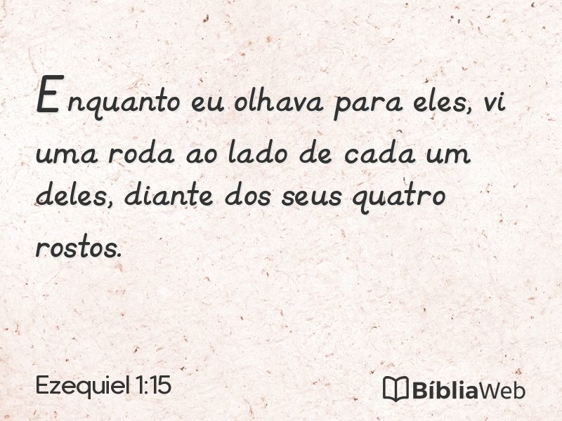 Ezequiel 1:15 em imagem para compartilhar