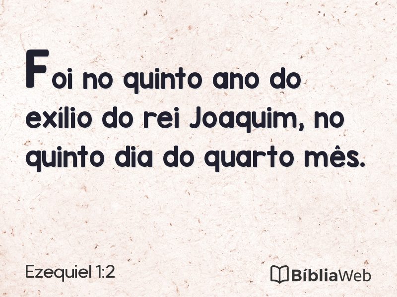Ezequiel 1:2 em imagem para compartilhar
