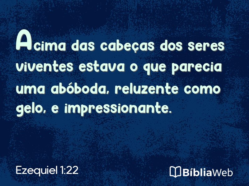 Ezequiel 1:22 em imagem para compartilhar
