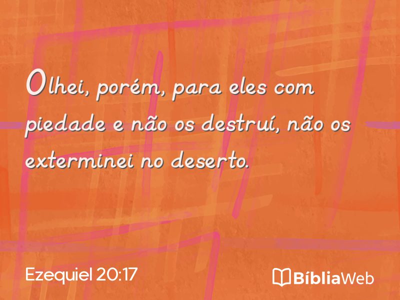 Ezequiel 20:17 em imagem para compartilhar
