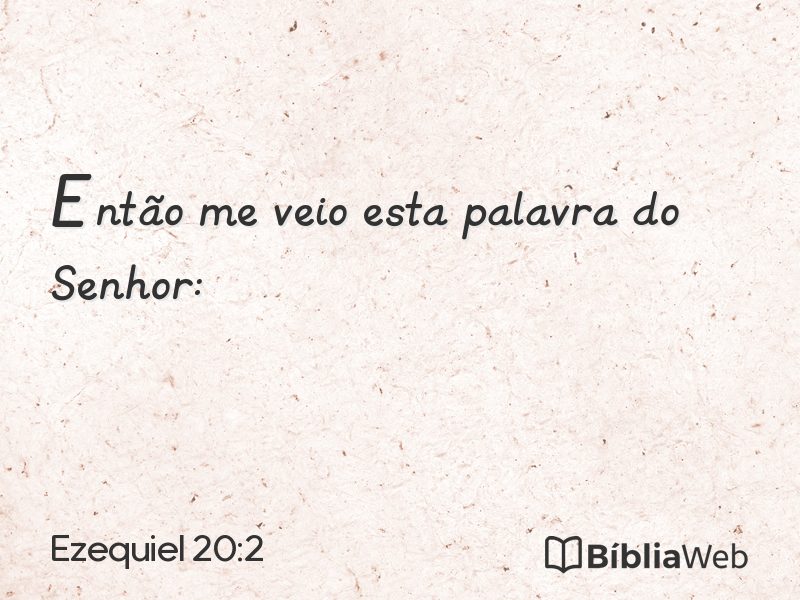 Ezequiel 20:2 em imagem para compartilhar