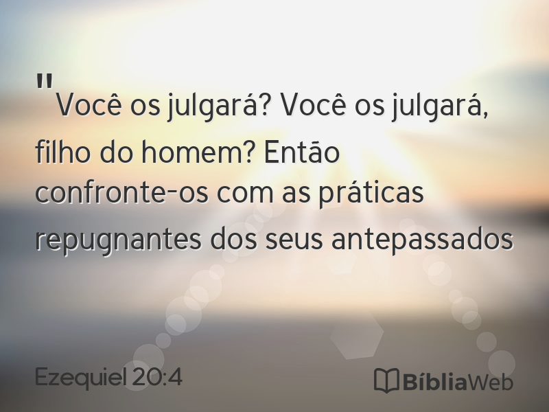 Ezequiel 20:4 em imagem para compartilhar