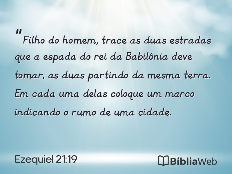 Ezequiel 21:19 em imagem para compartilhar