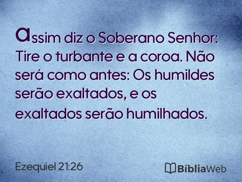 Ezequiel 21:26 em imagem para compartilhar